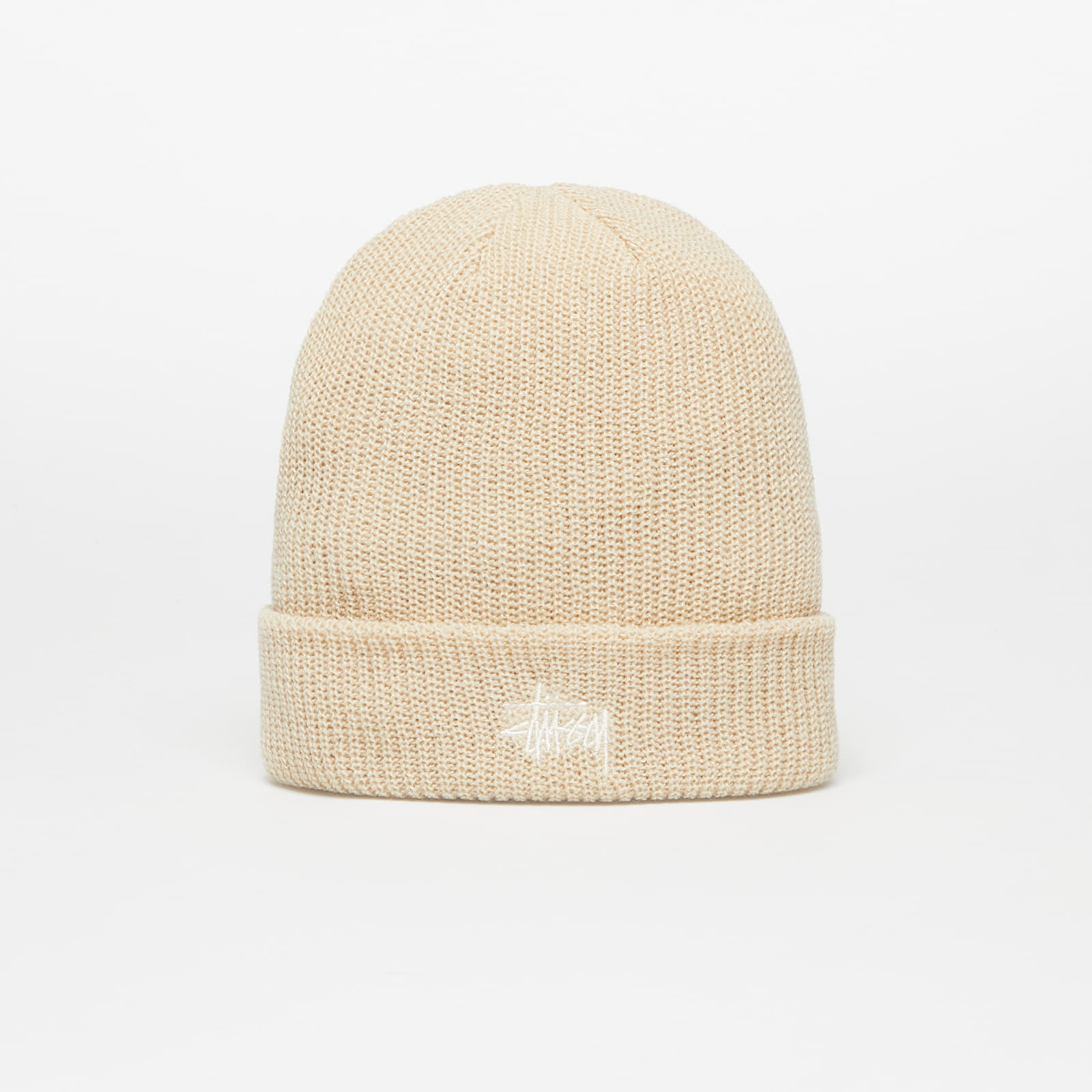 Hats Stüssy Basic Cuff Beanie Beige