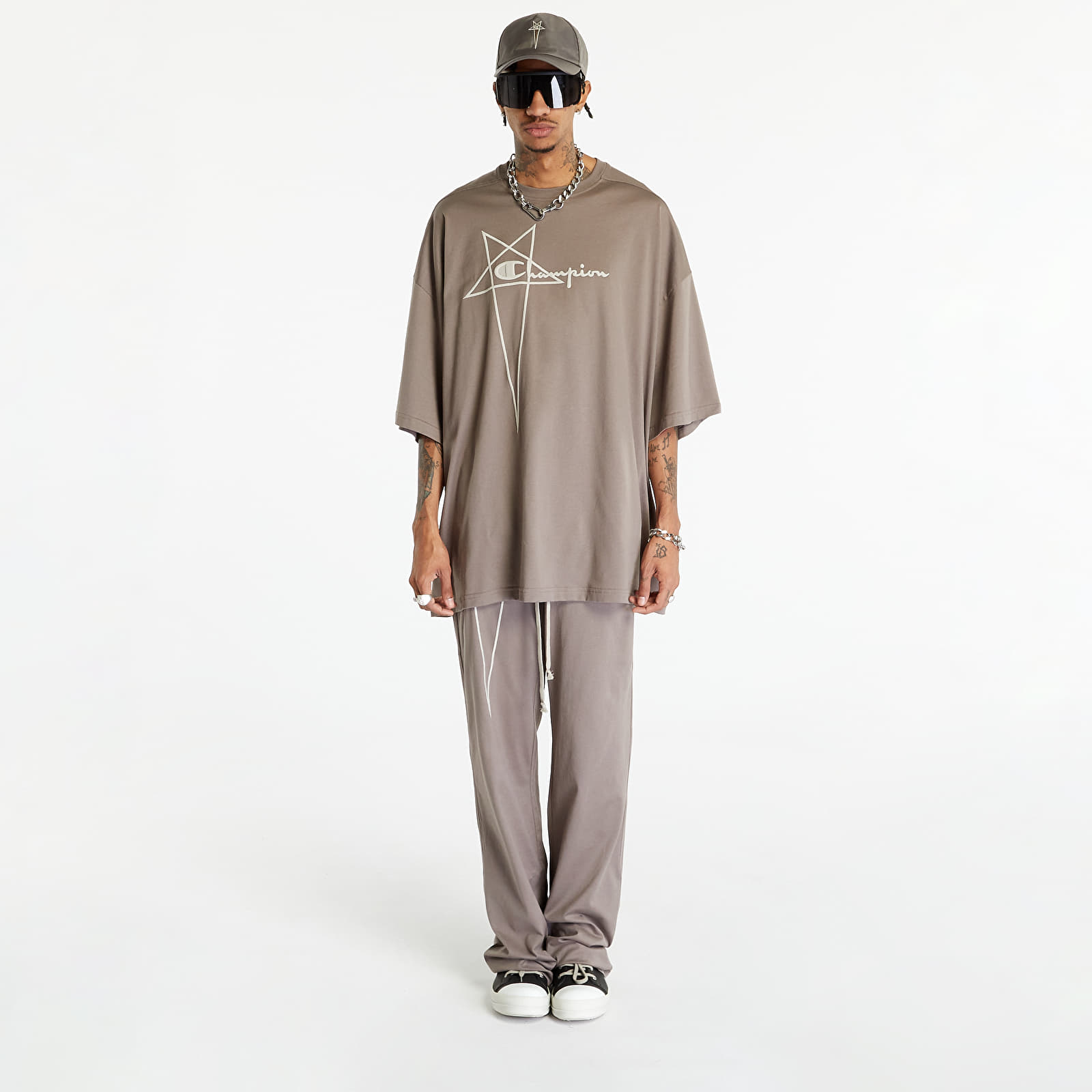 Rick Owens x Champion Prisoner Drawstring Jogger in Black