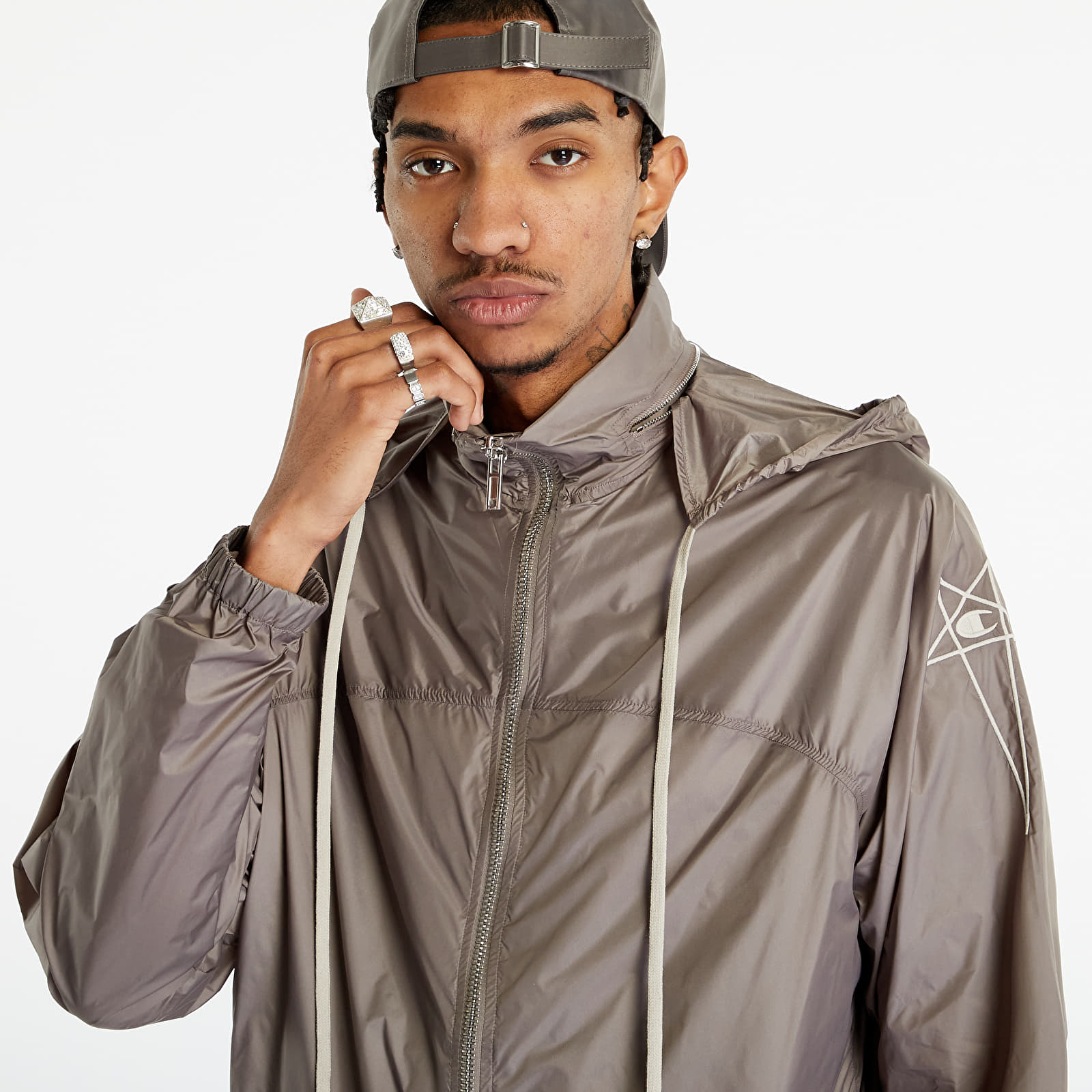 Coach Jackets Rick Owens x Champion Mountain Windbreaker Dust