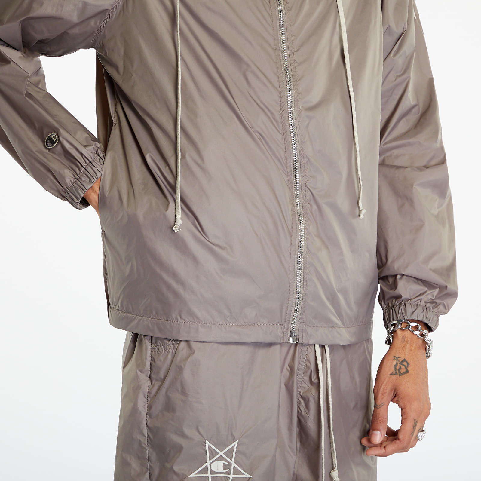 Coach Jackets Rick Owens x Champion Mountain Windbreaker Dust