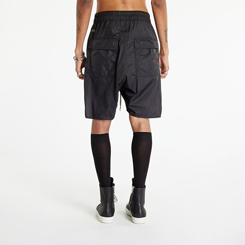 Rick Owens x Champion Beveled Pods Shorts Black | Footshop