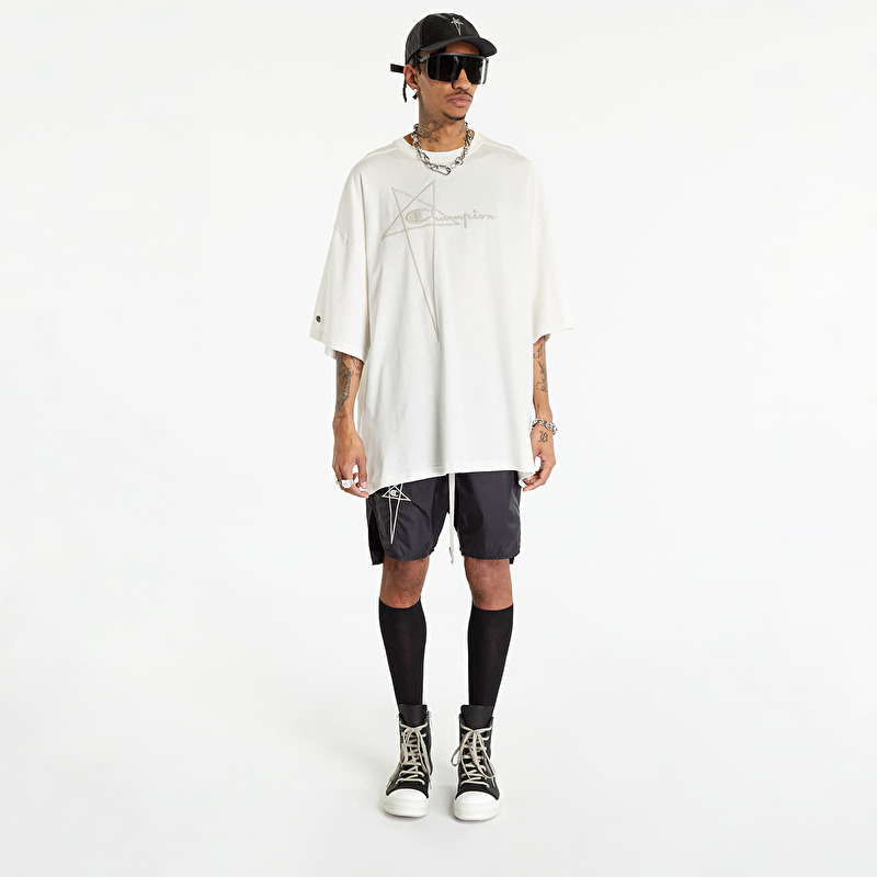 Rick Owens x Champion Beveled Pods Shorts Black | Footshop