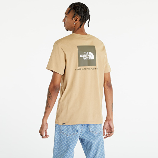 T shirts The North Face Redbox Short Sleeve Tee Khaki Stone Footshop