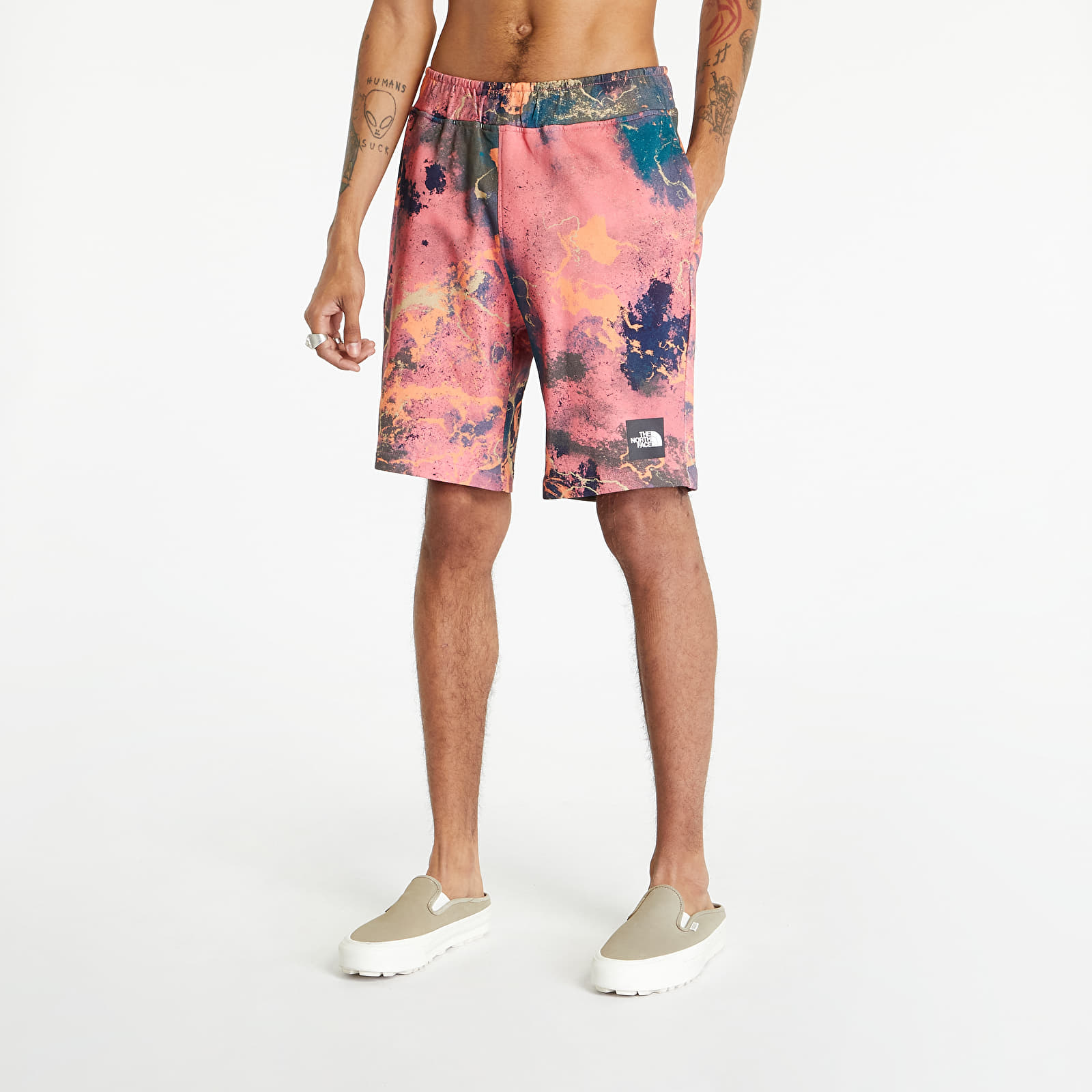 Shorts The North Face Summer Logo Short Cosmo Pink/ TNF Distort Print