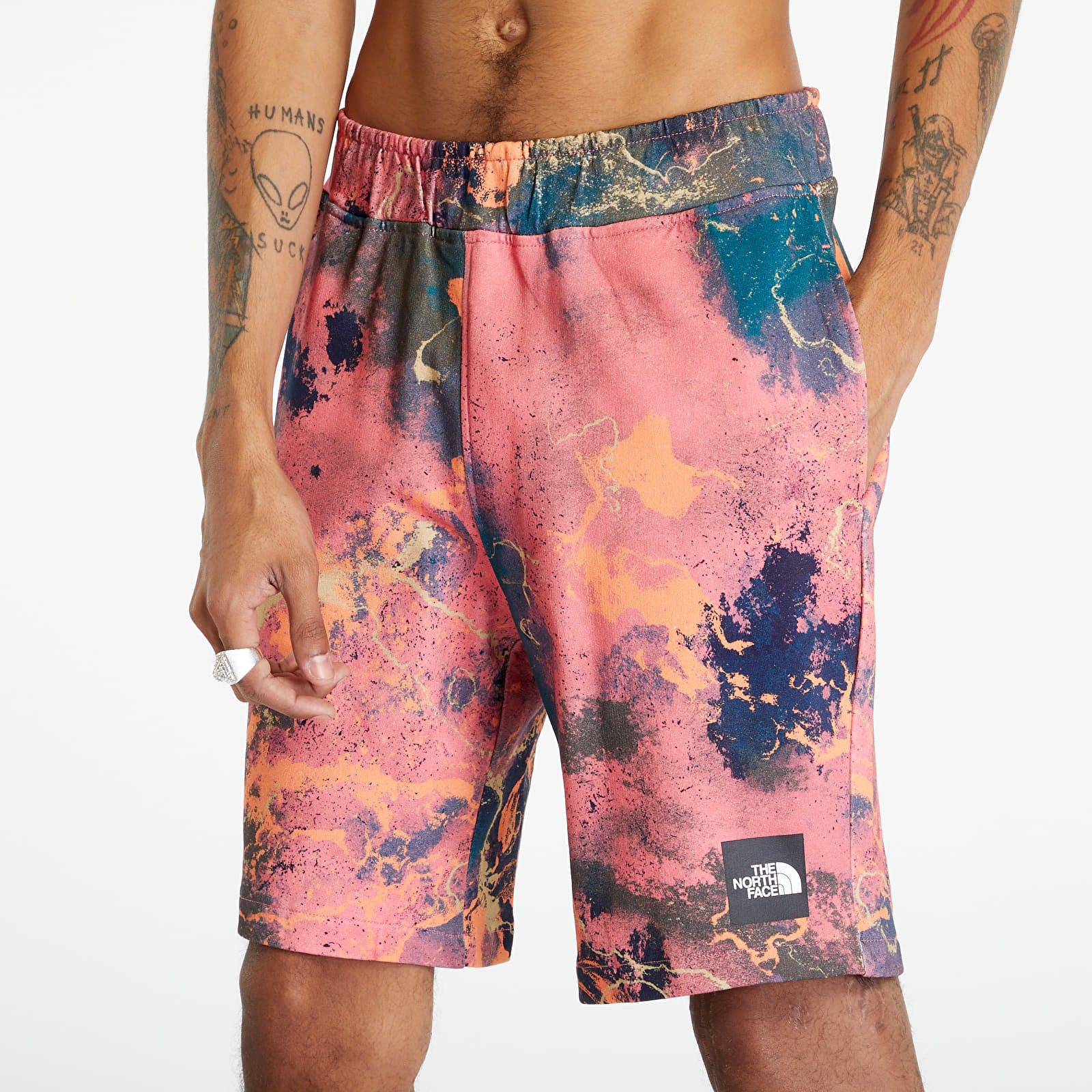 Shorts The North Face Summer Logo Short Cosmo Pink/ TNF Distort Print