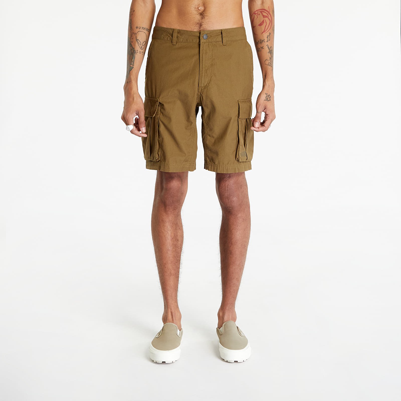 Šortky The North Face M Anticline Cargo Shorts Military Olive