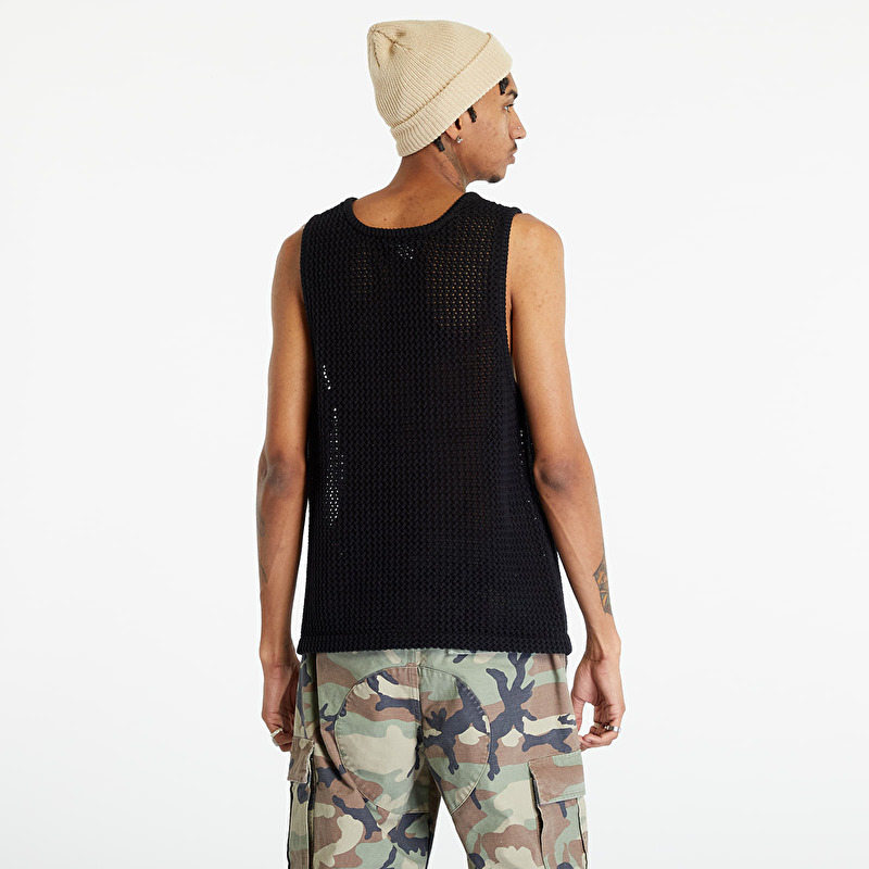 Stüssy O'Dyed Mesh Tank UNISEX Solid Black | Footshop