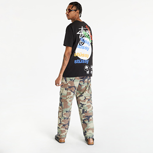 T-shirts Stüssy Test Strike Pigment Dyed Tee UNISEX Black T-shirts Stüssy Test Strike Pigment Dyed Tee UNISEX Black