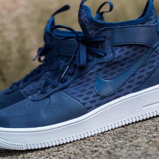 Nike air force 1 mid binary blue top