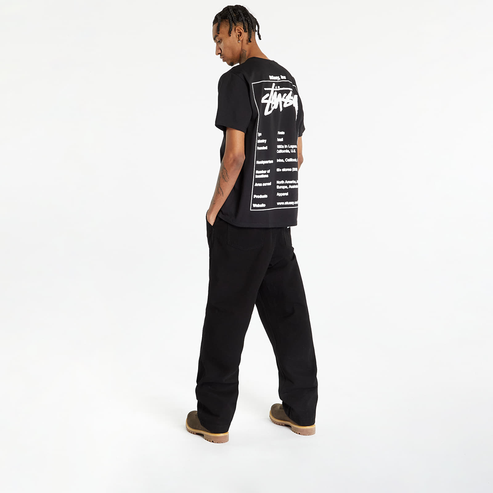 Koszulki Stüssy Wiki Tee UNISEX Black
