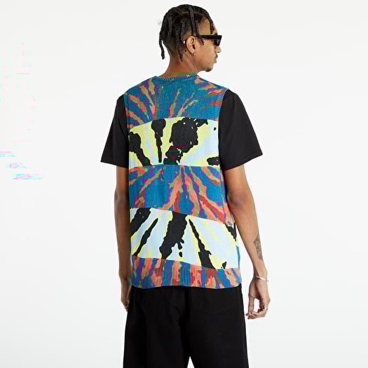 Vests Stüssy Printed Sweater Vest UNISEX Blue | Footshop