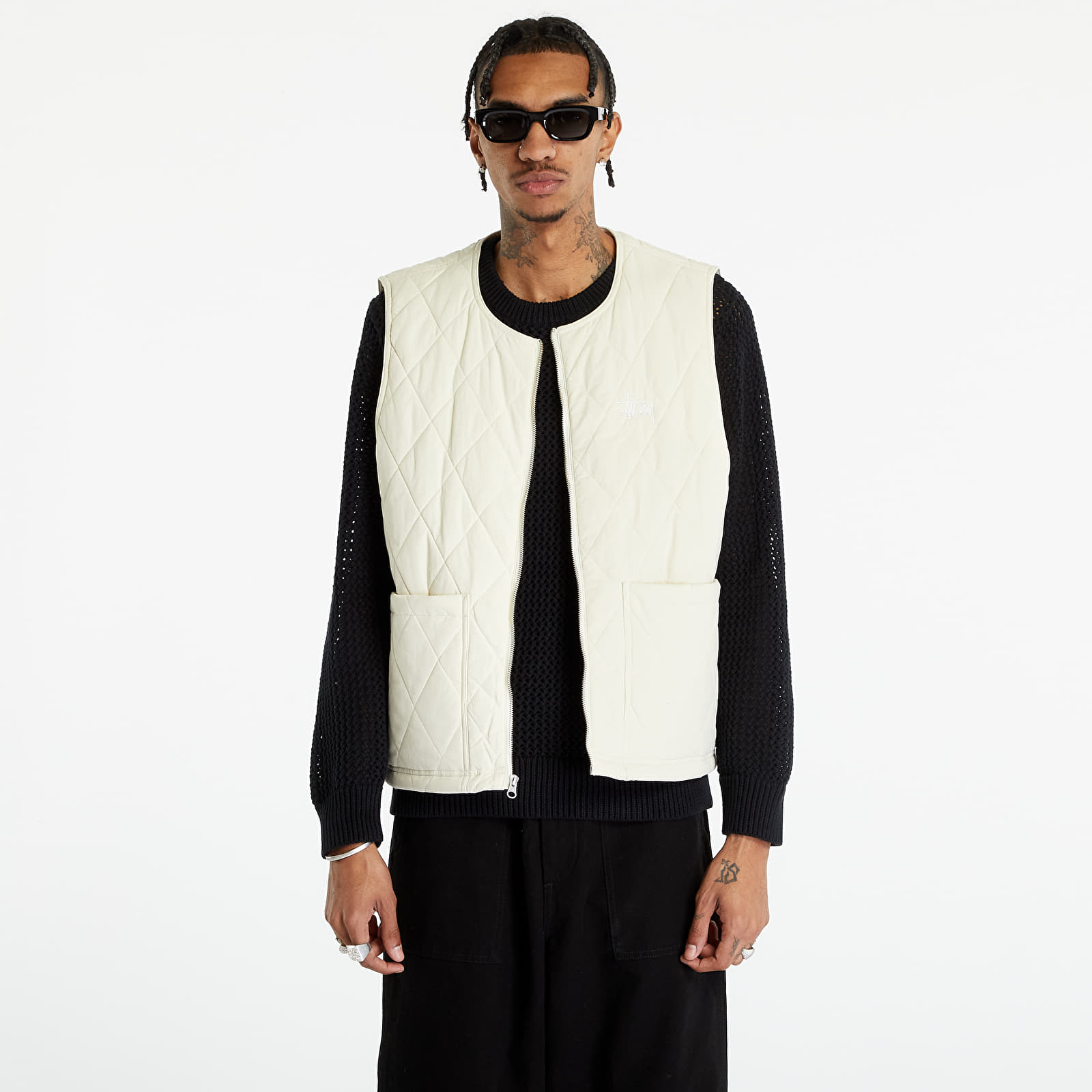 Stüssy Diamond Quilted Vest UNISEX