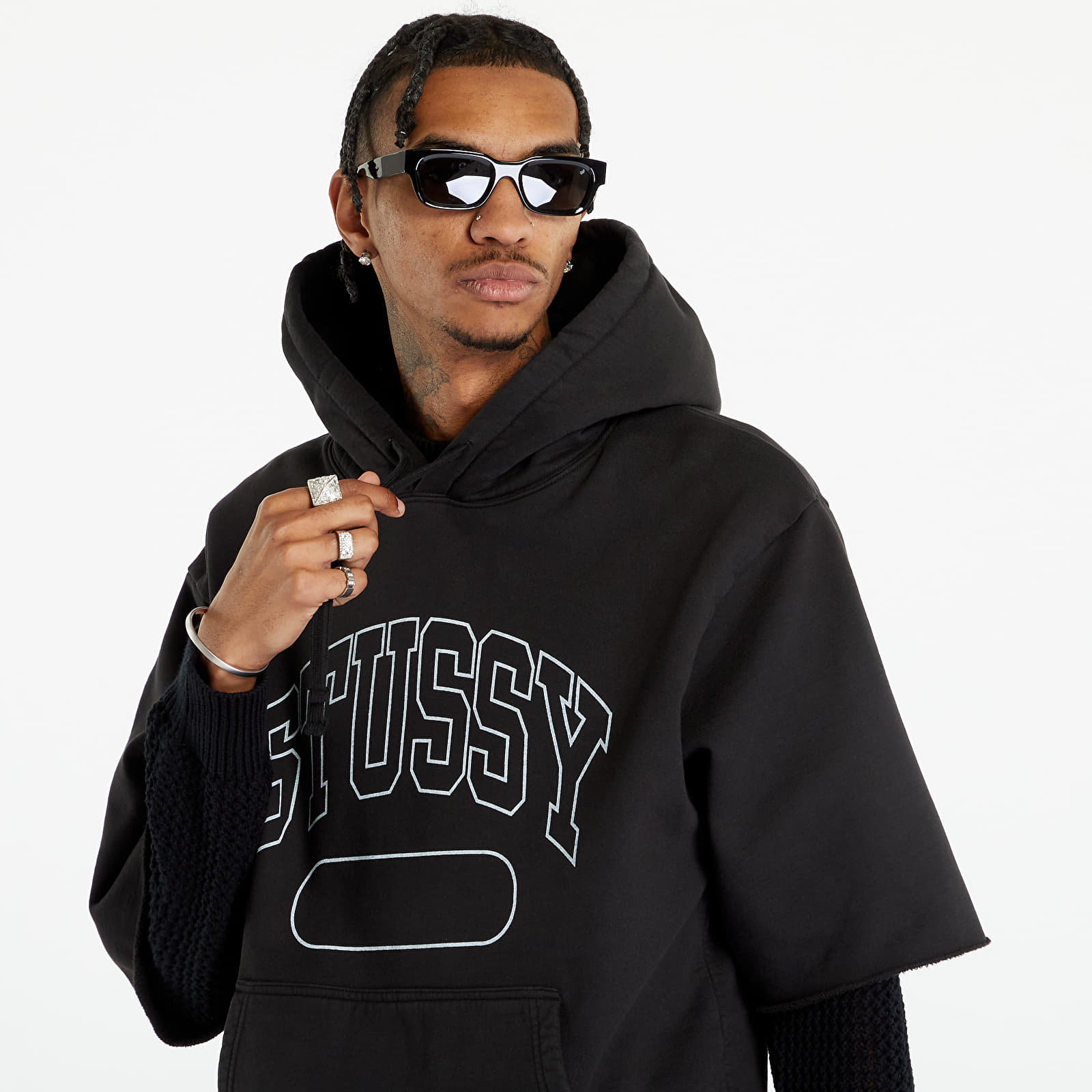 Boxy cropped sale sweatshirt