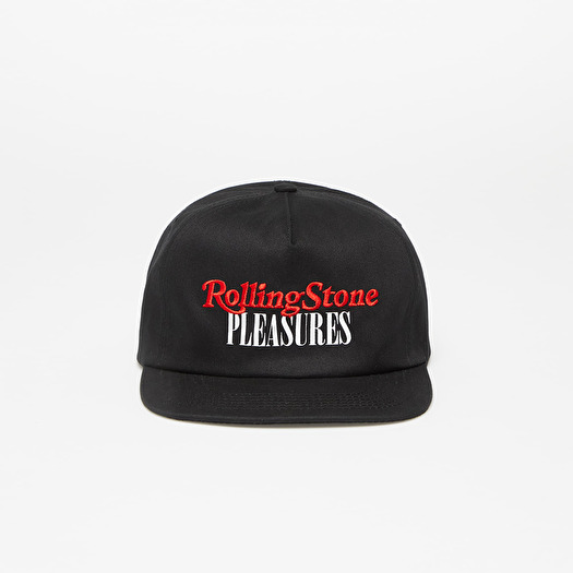 Cap PLEASURES Rolling Stone Hat Black