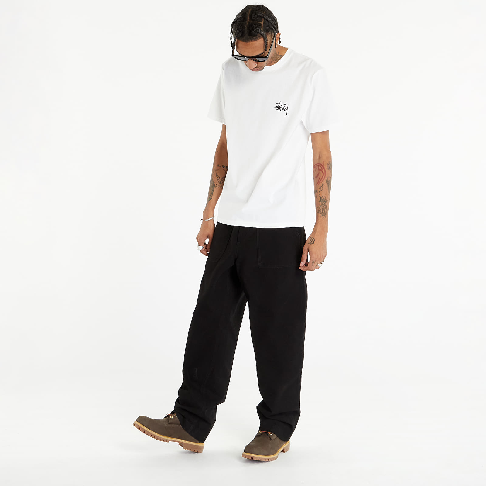 Magliette Stüssy Basic Stussy Tee UNISEX White