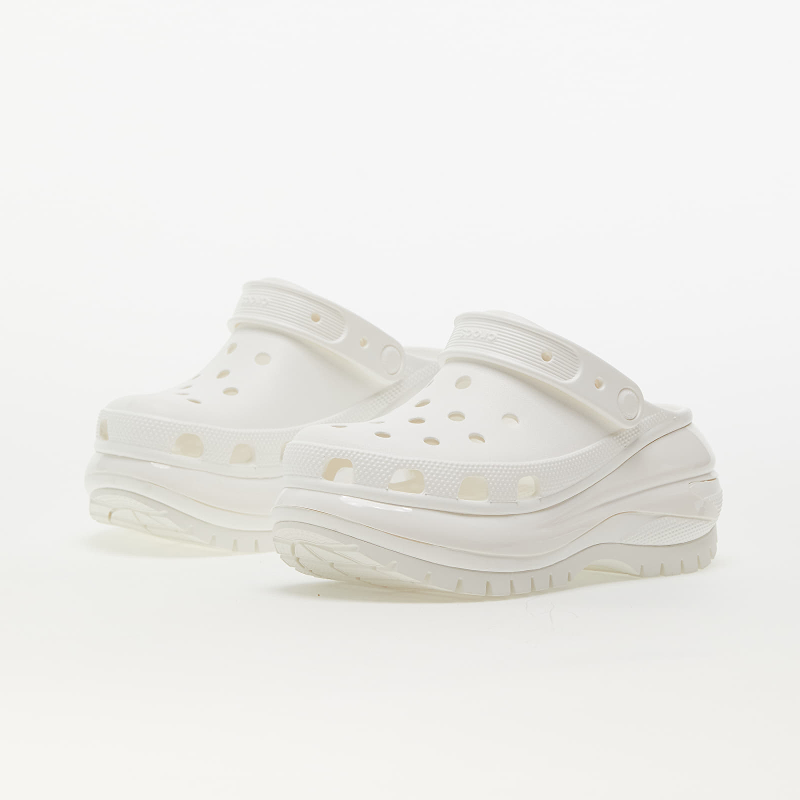 Men's shoes Crocs Classic Mega Crush Clog White
