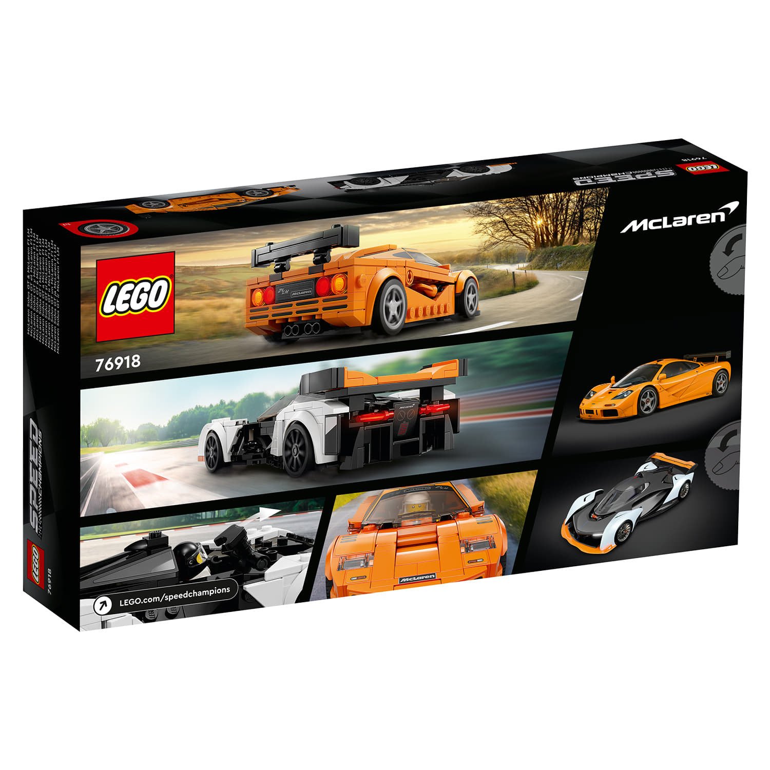 LEGO® Speed Champions 76918 McLaren Solus GT & McLaren F1 LM - 1 | YEO