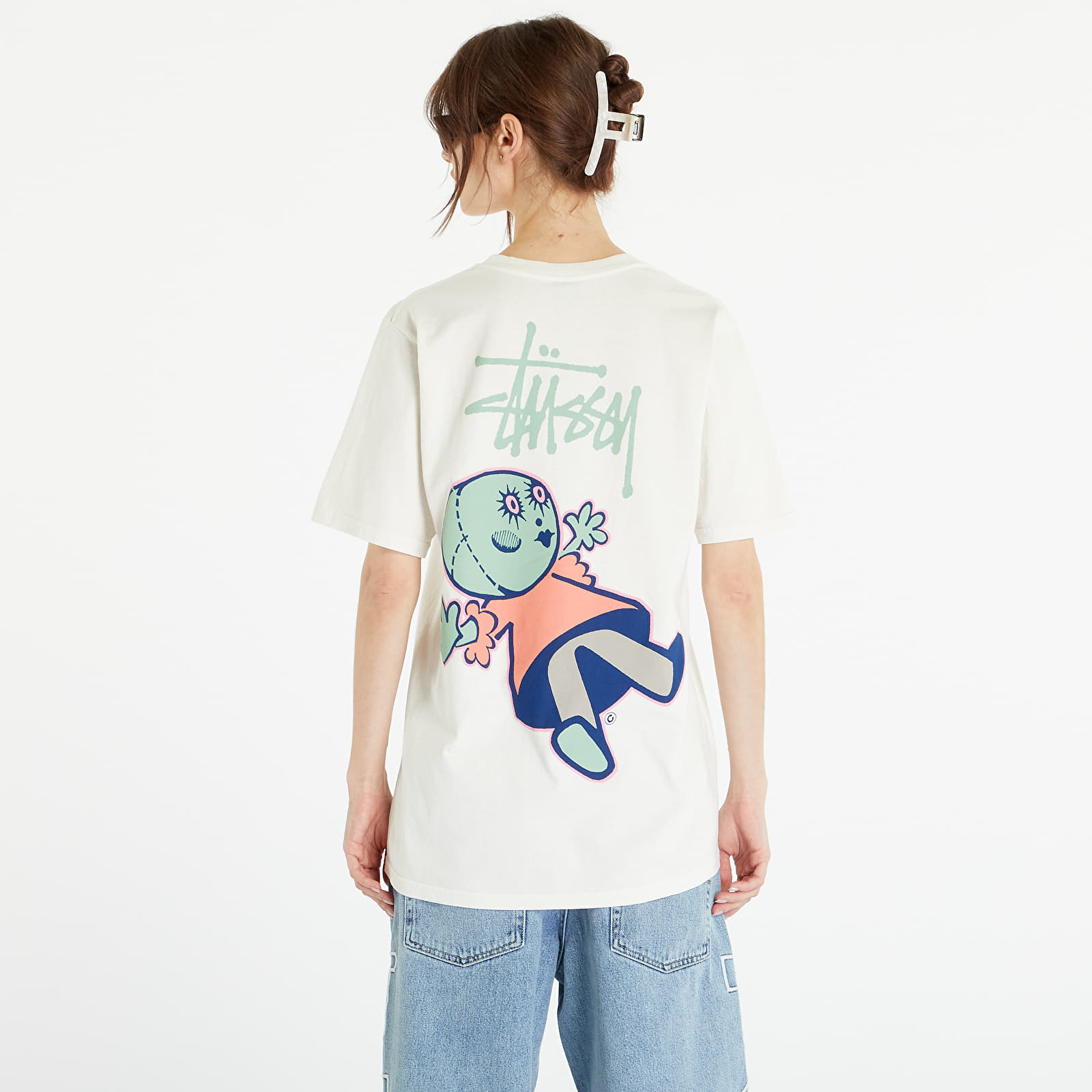 Stussy Dollie Pigment Dyed Tee Natural - SS23 - US