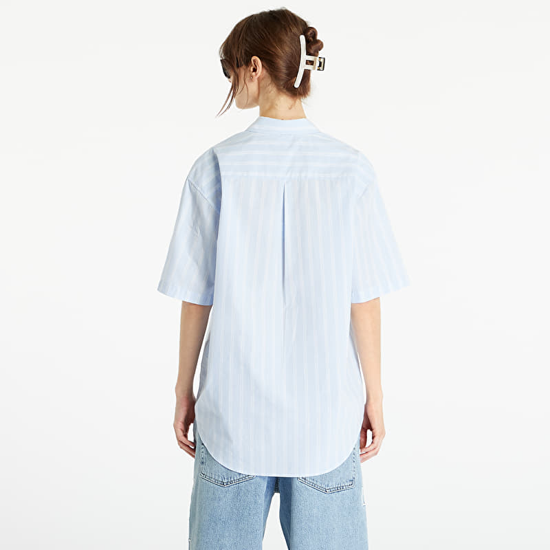 Shirts Stüssy Boxy Striped SS Shirt UNISEX Light Blue Stripe