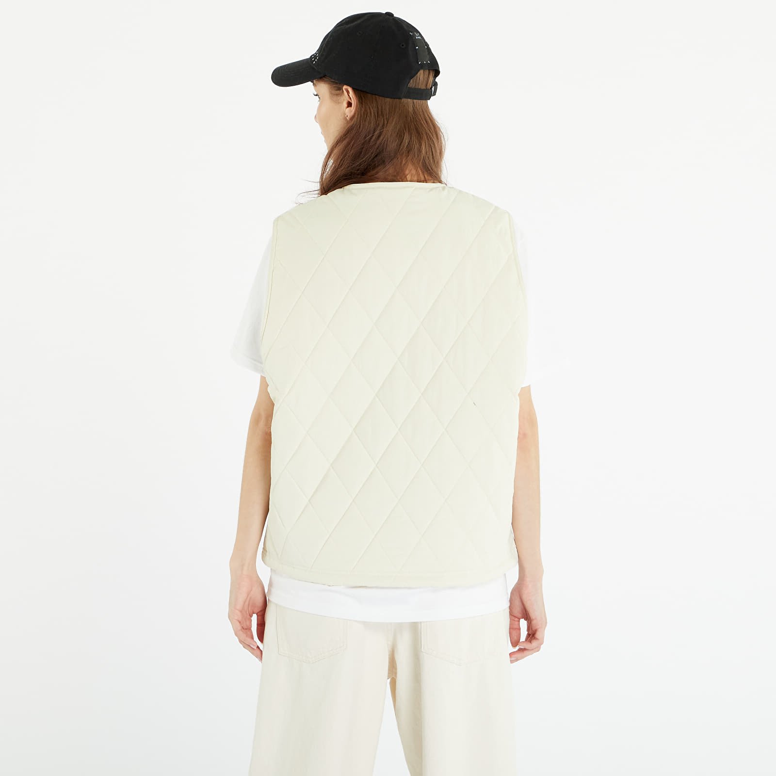 Vests Stüssy Diamond Quilted Vest UNISEX Cream