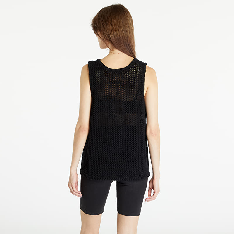Stüssy O'Dyed Mesh Tank UNISEX Solid Black | Footshop