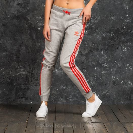 Pants and jeans adidas Regular Cuffed Track Pants Medium Grey Heather Footshop