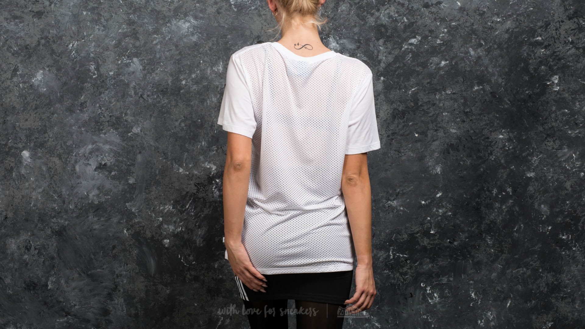 T-paidat adidas Boyfriend Trefoil Tee White