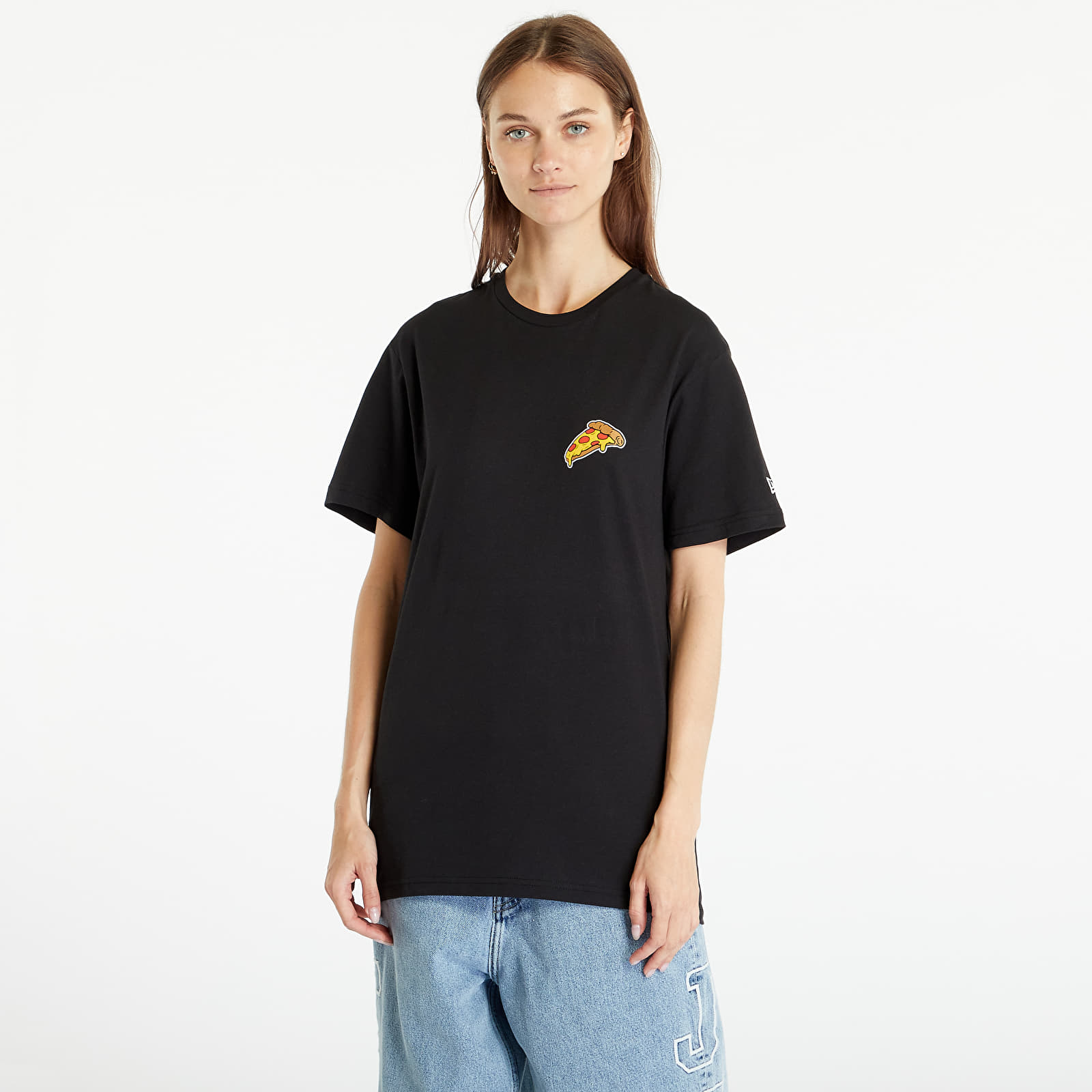 T-Shirts New Era Pizza Graphic T-Shirt UNISEX Black/ Dark Green