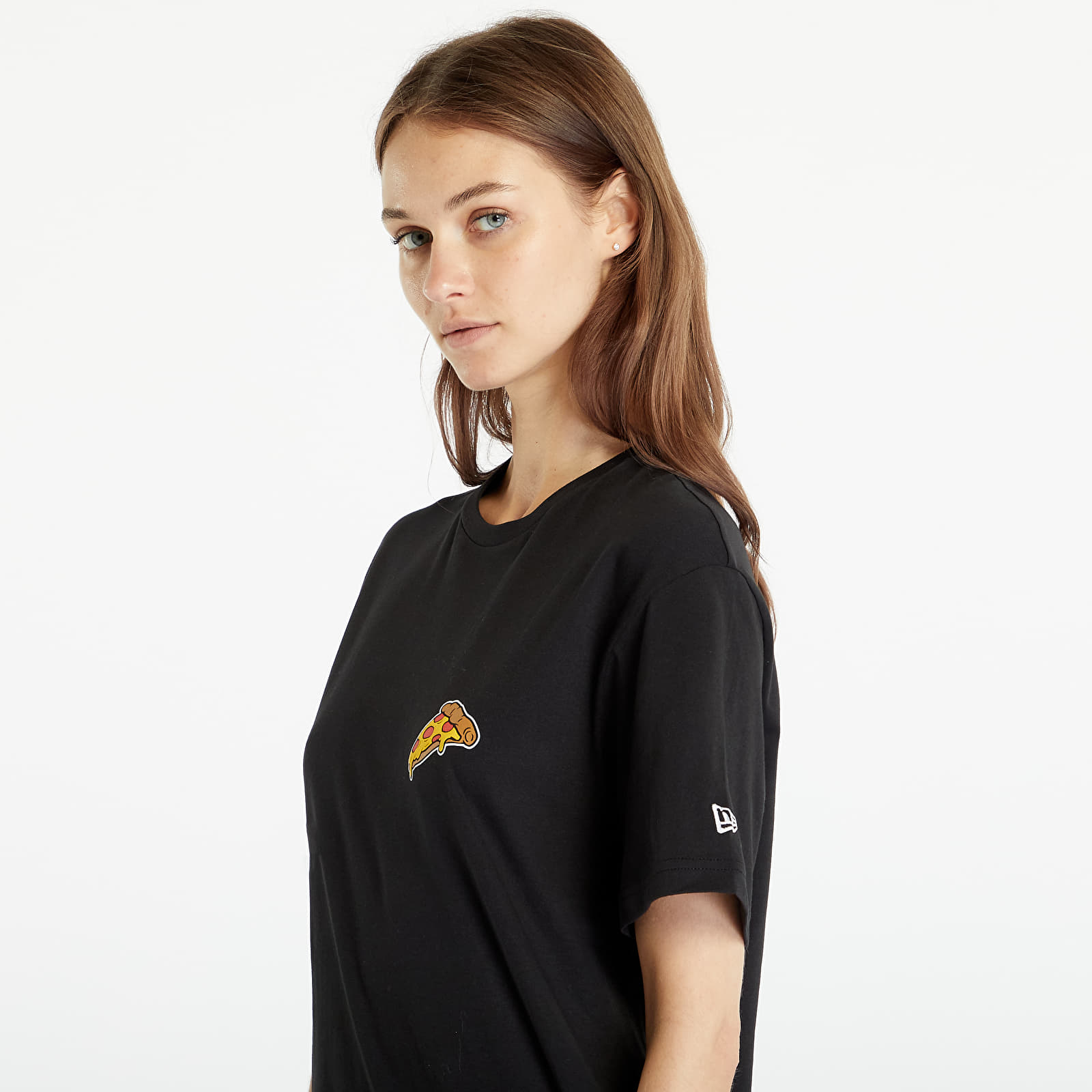 T-Shirts New Era Pizza Graphic T-Shirt UNISEX Black/ Dark Green
