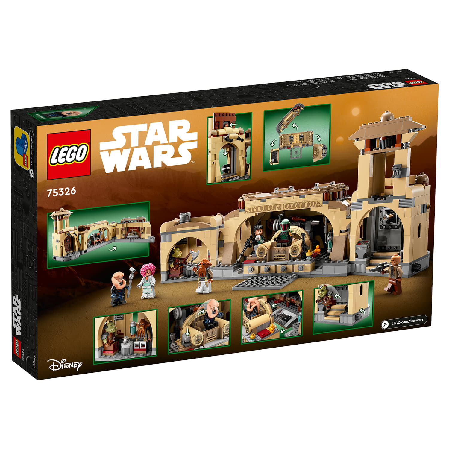LEGO® kits LEGO® Star Wars™ 75326  Boba Fett's Throne Room