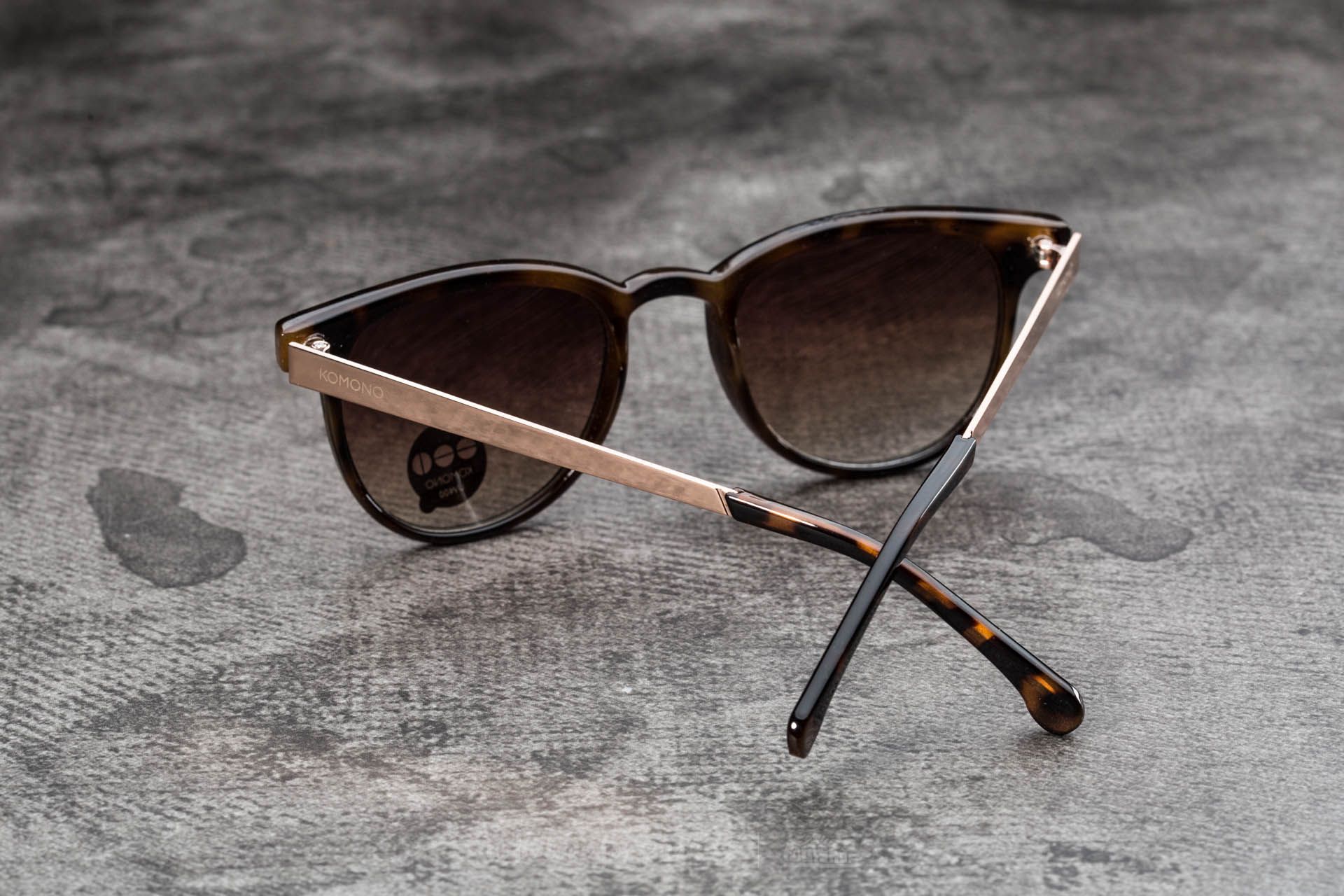 Sunglasses Komono Francis Metal Rose Gold-Tortoise
