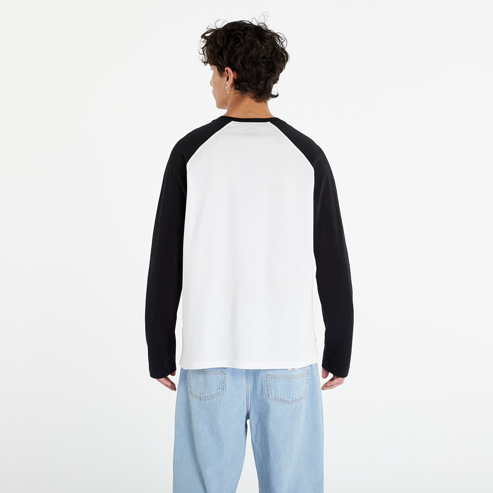 Tricouri  Dickies Cologne Long Sleeve Tee White/ Black