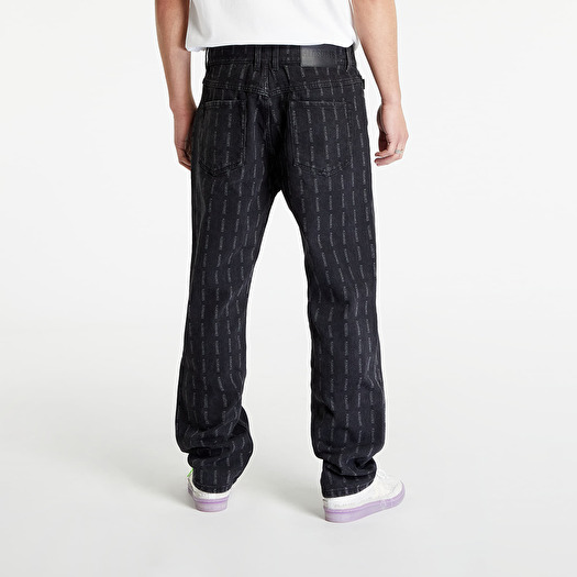 Black striped jeans discount