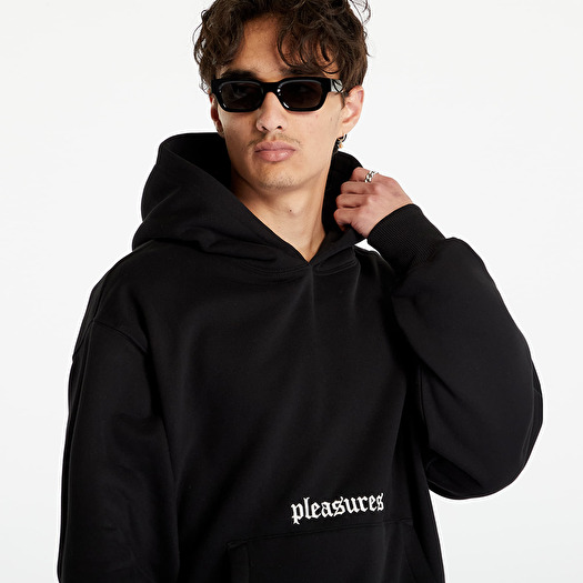 Pleasures hoodie black new arrivals