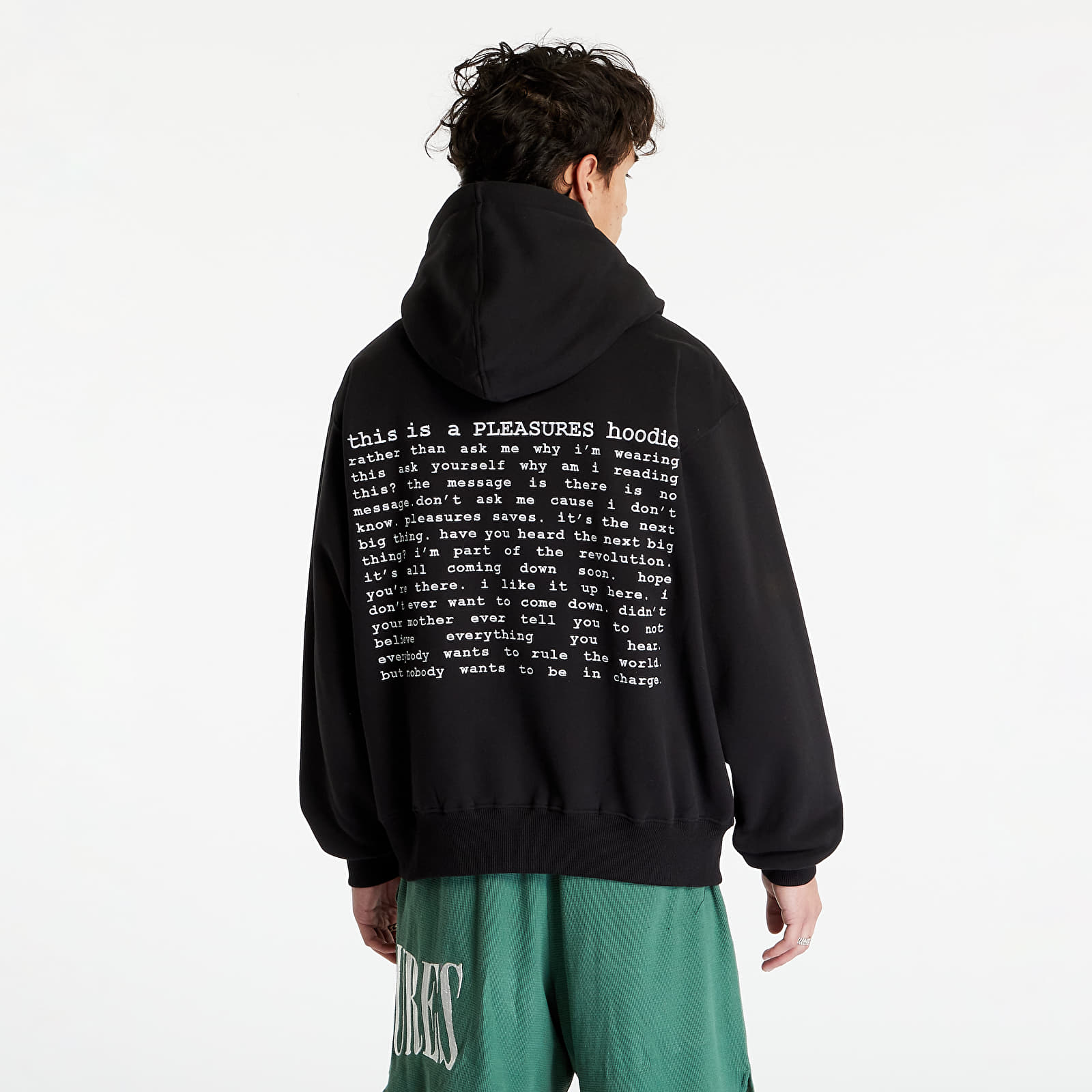 Hoodies and sweatshirts PLEASURES Evolution Zip Up Hoodie Black