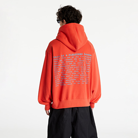 Hoodies and sweatshirts PLEASURES Evolution Zip Up Hoodie Red