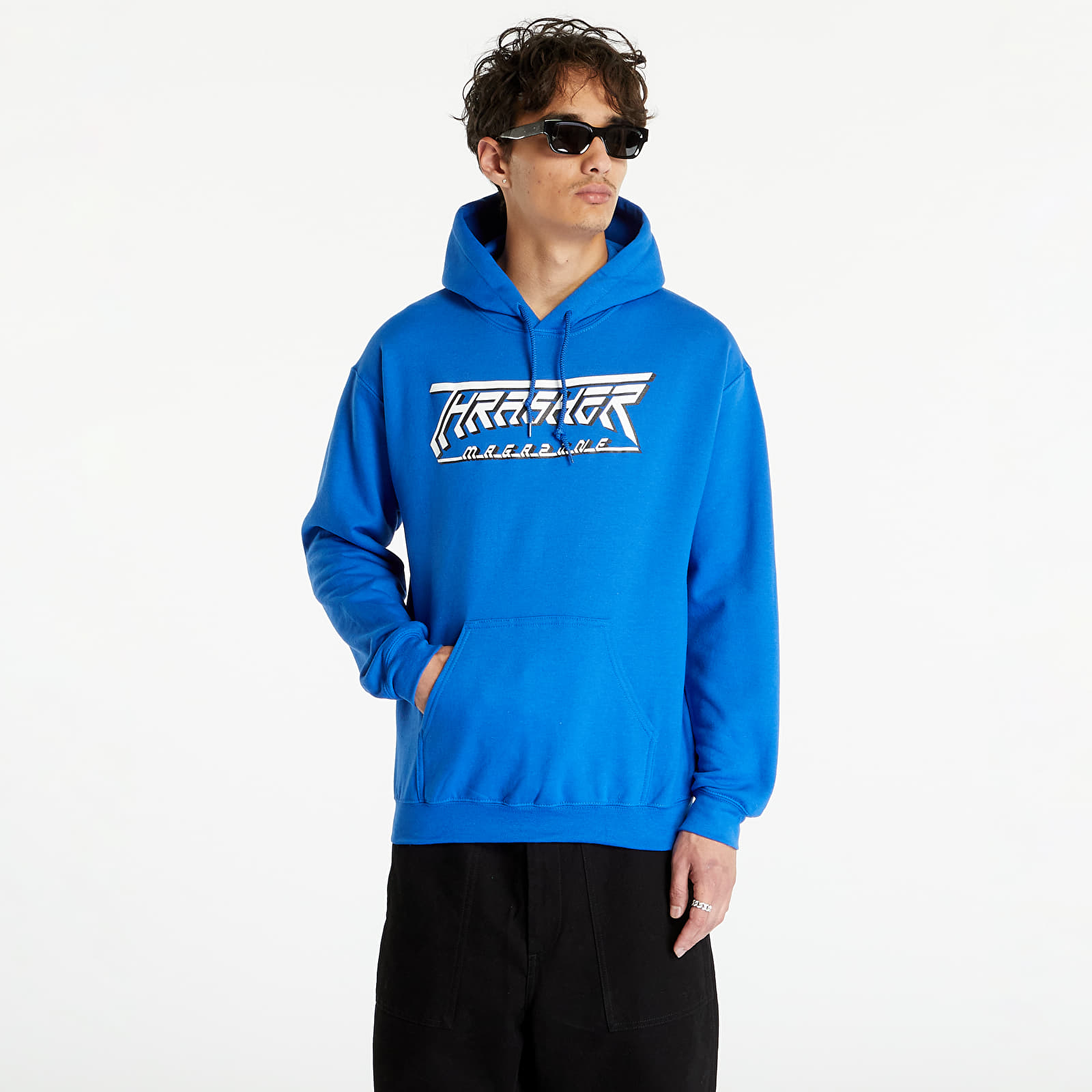 Sweatshirts Thrasher Future Logo Hoody Blue