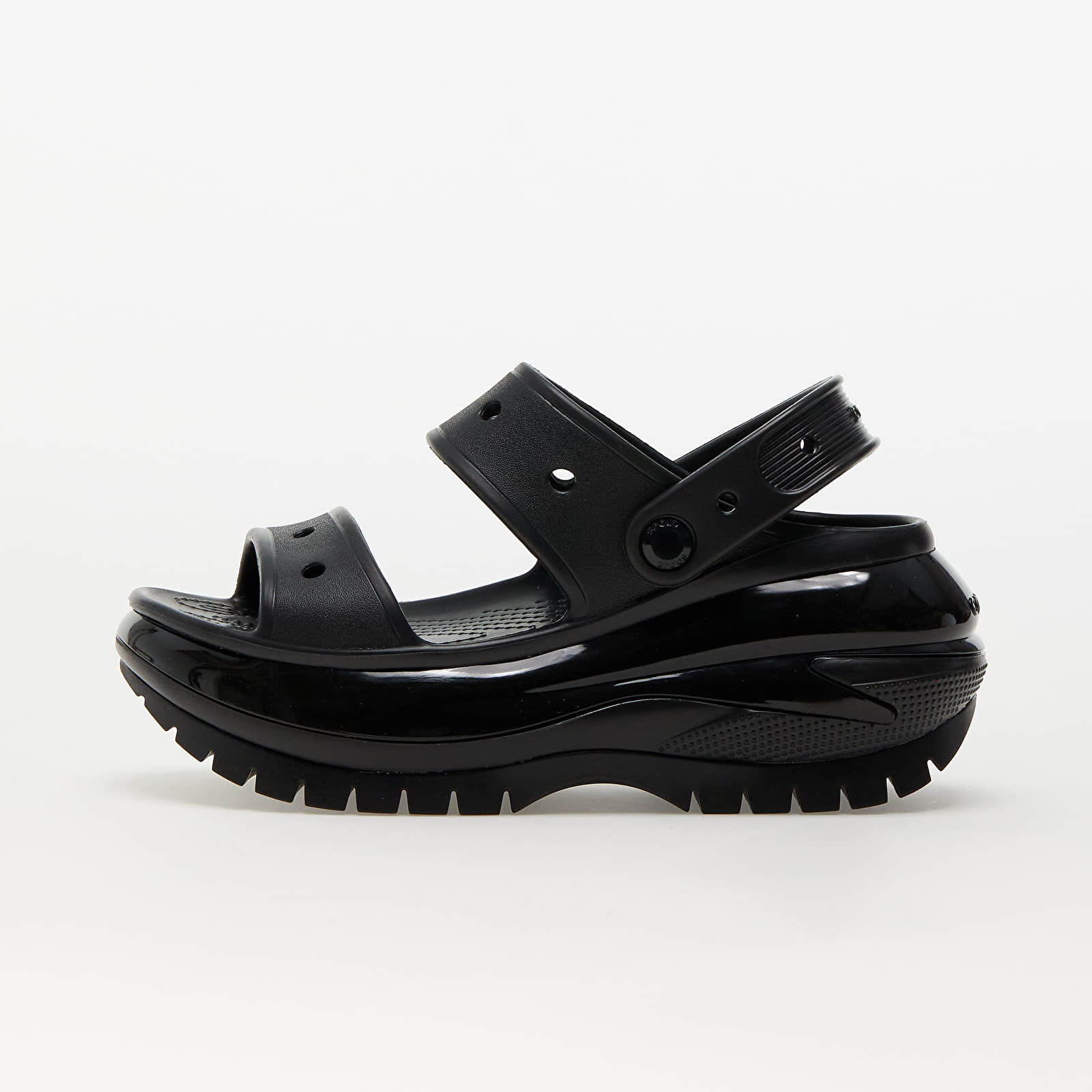 Férfi cipők Crocs Classic Mega Crush Sandal Black