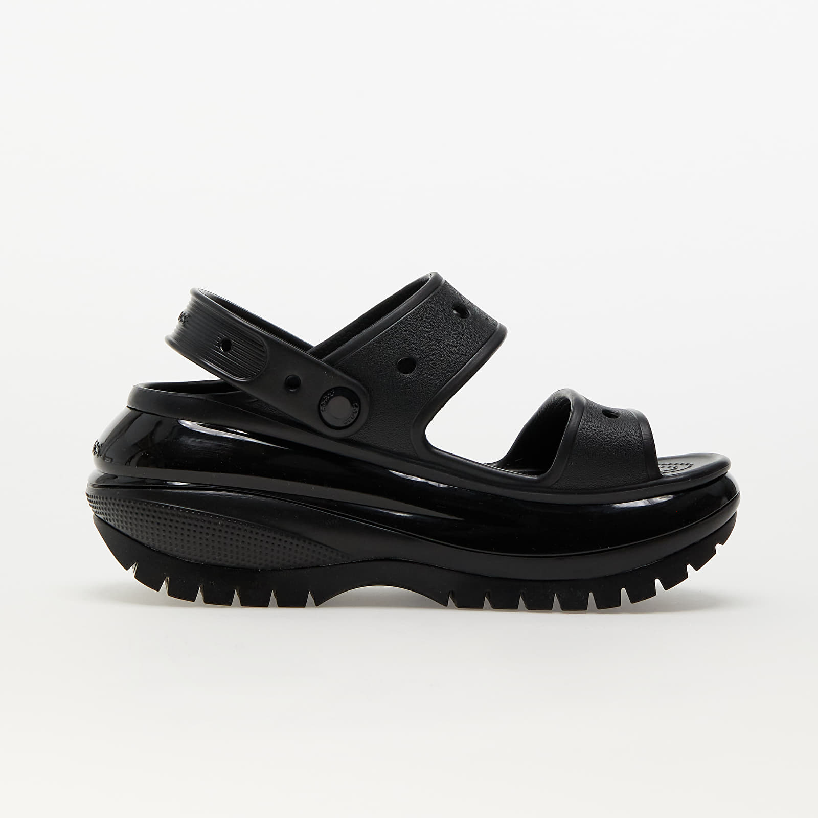 Férfi cipők Crocs Classic Mega Crush Sandal Black