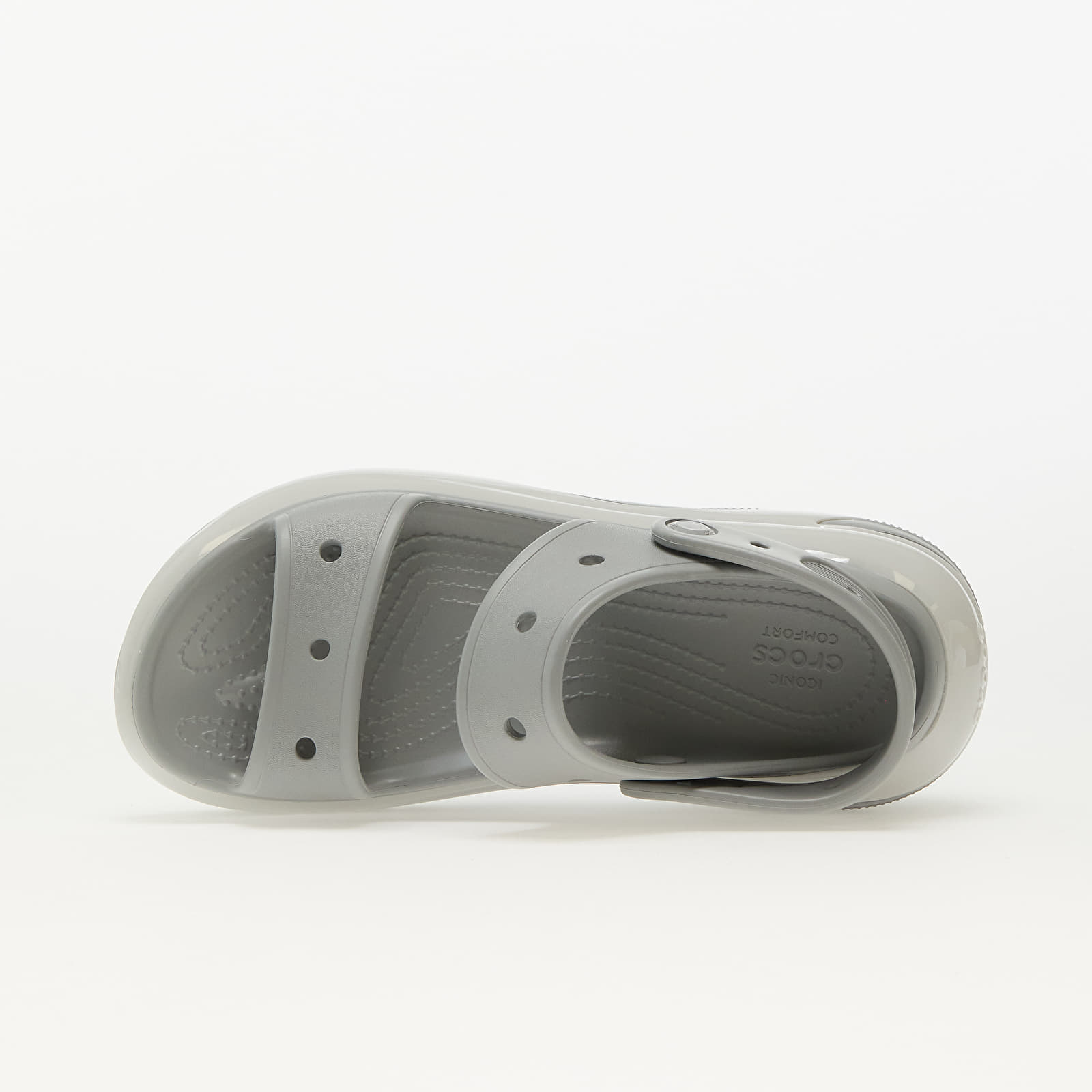 Buty męskie Crocs Classic Mega Crush Sandal Light Grey