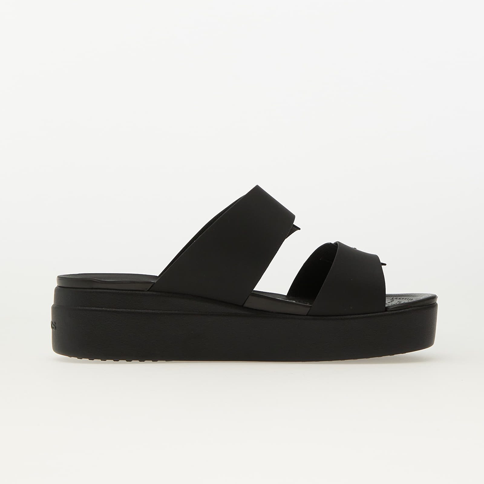 Männer Crocs Brooklyn Buckle Low Wedge Black