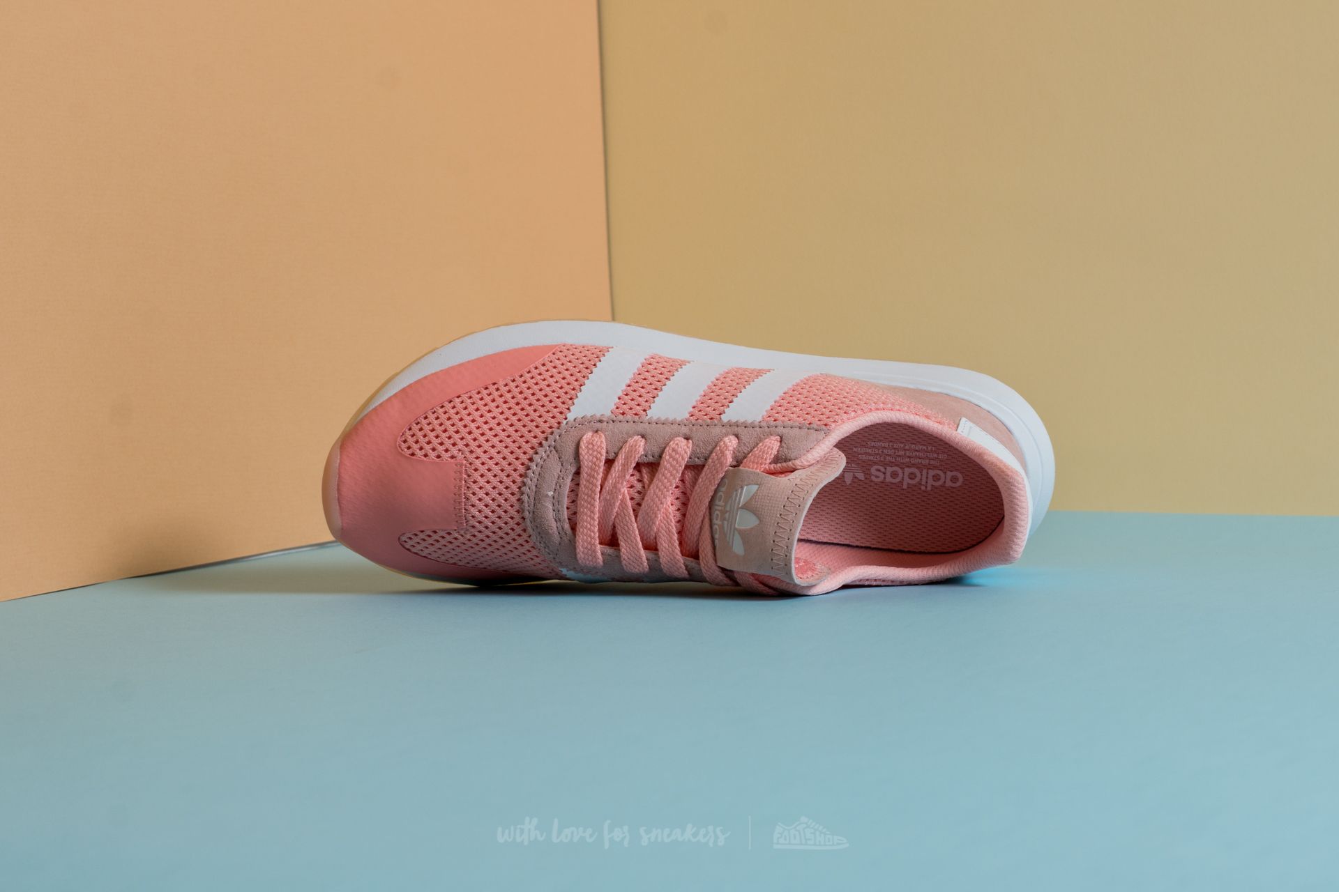 Дамски кецове и обувки adidas FLB W Haze Coral/ Footwear White/ Haze Coral