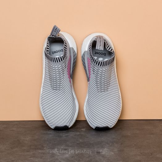 Men s shoes adidas NMD CS2 Primeknit Dark Grey Solid Grey Ftw White Shock Pink Footshop