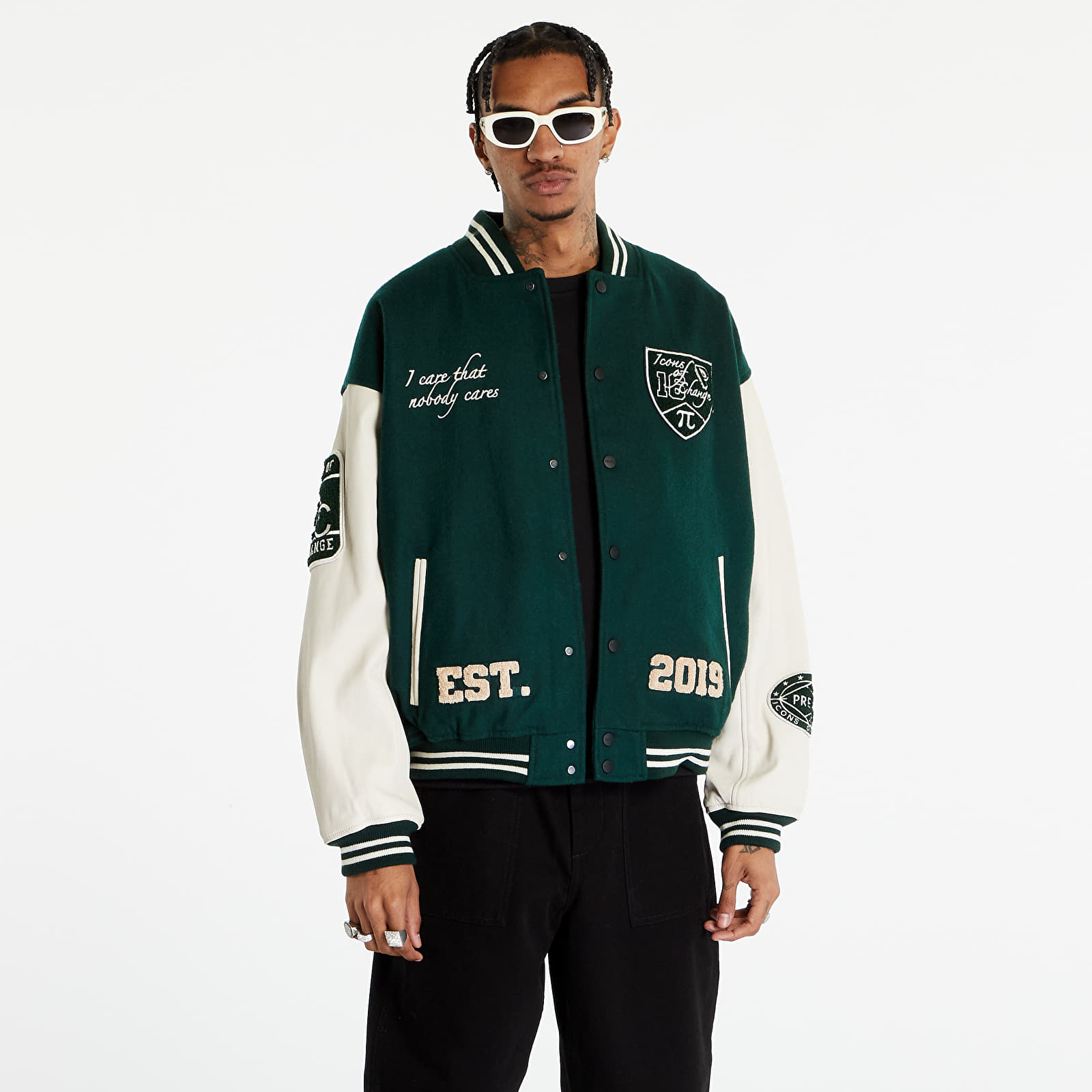 Bundy a kabáty PREACH Varsity Established Jacket University Green