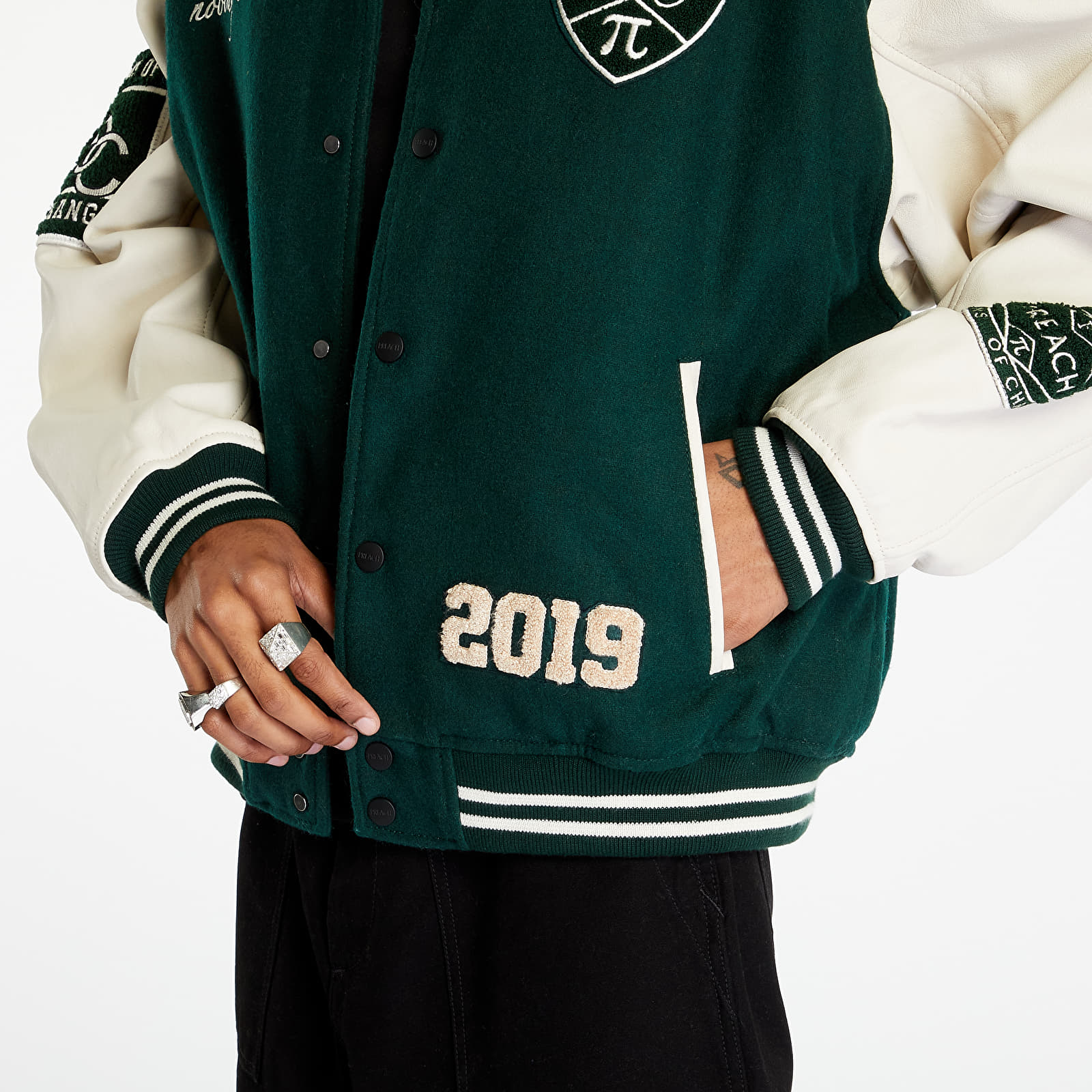 Bundy a kabáty PREACH Varsity Established Jacket University Green