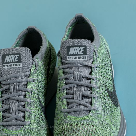 Nike flyknit store racer mens green