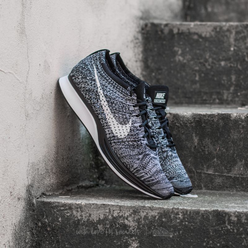 Nike Flyknit Racer Black/ White | Footshop