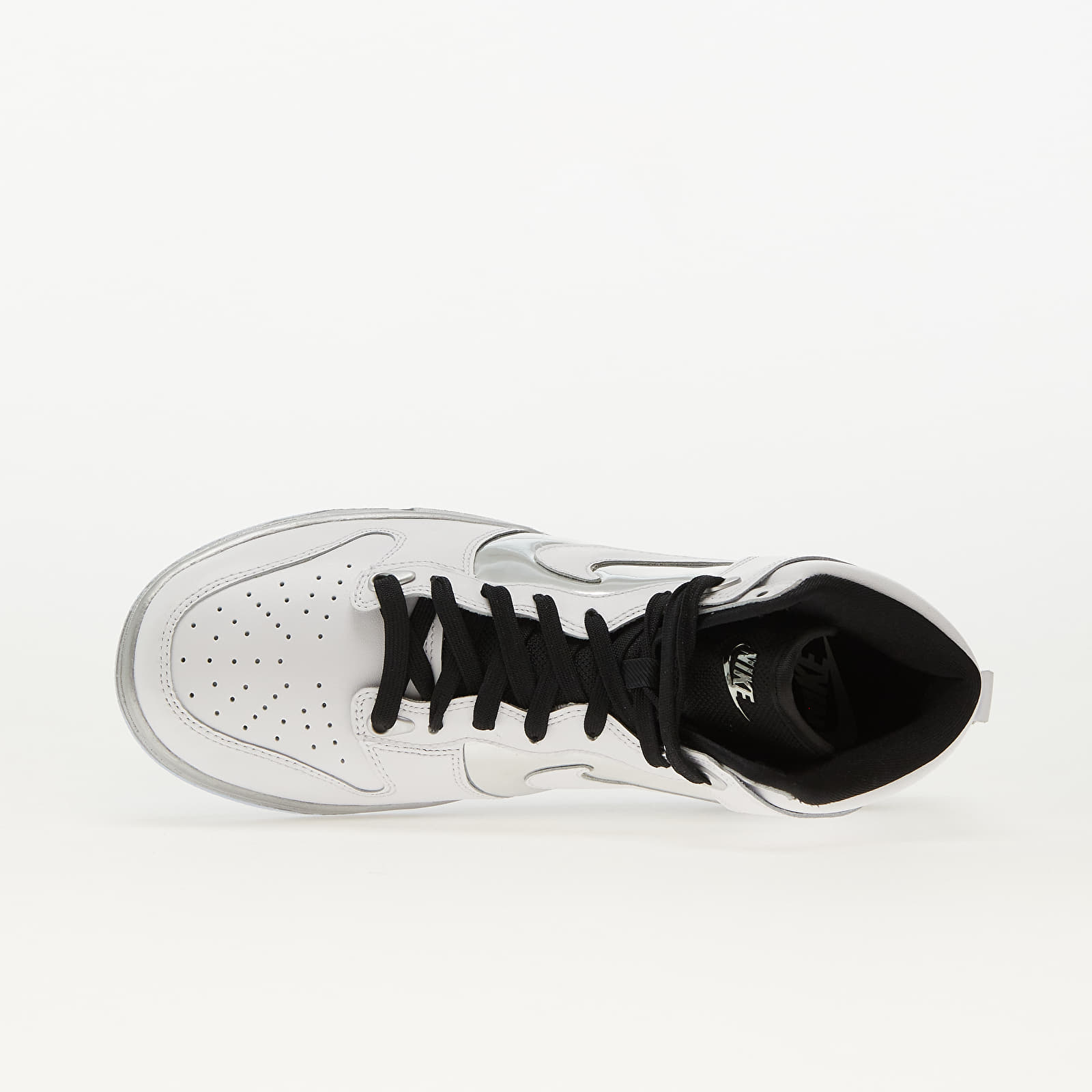 Damesschoenen Nike W Dunk High SE White White Mettalic Silver