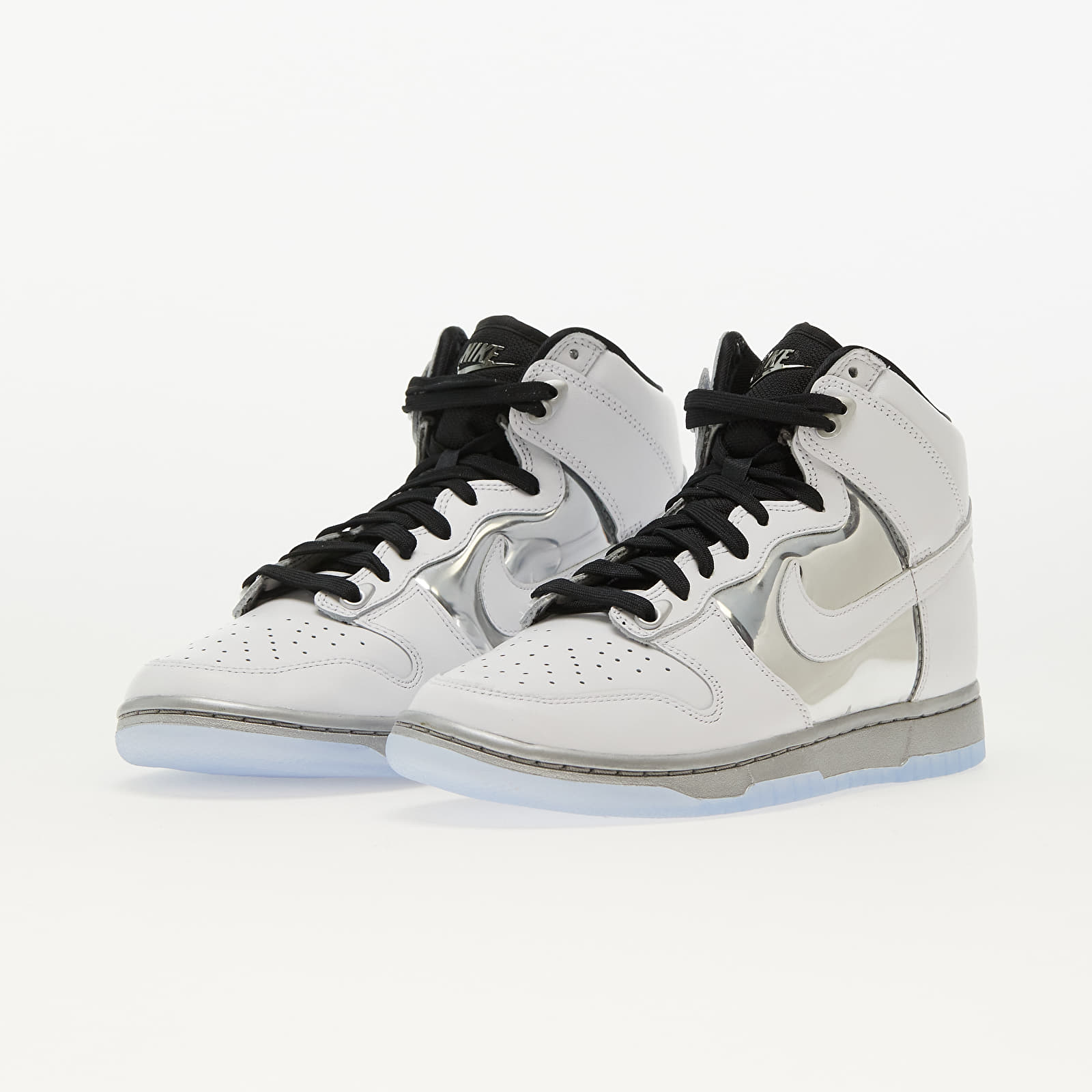 Women's shoes Nike W Dunk High SE White/ White - Mettalic