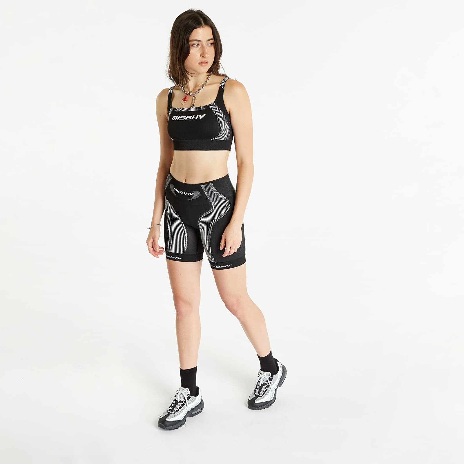 Bras MISBHV Sport Bra Top Black/ White